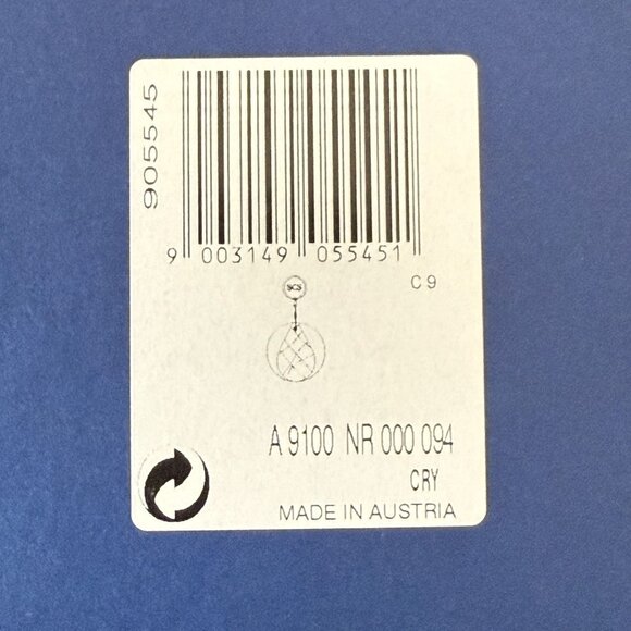 SWAROVSKI Crystal SCS Blue Water Suncatcher Retract Ornament 905545 Box & COA - Picture 6 of 12